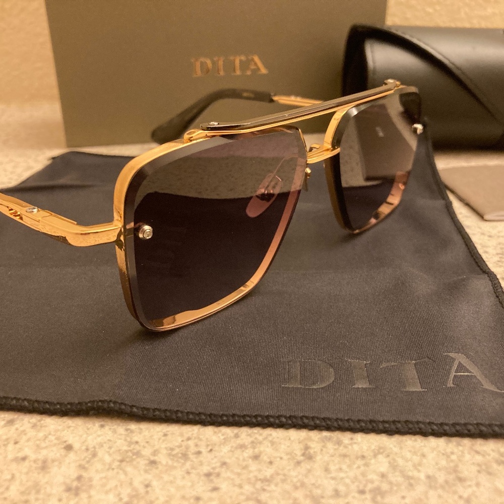 DITA Gold Sunglasses